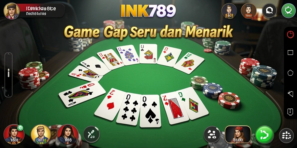 Tampilan gameplay Gaple yang seru dan interaktif.