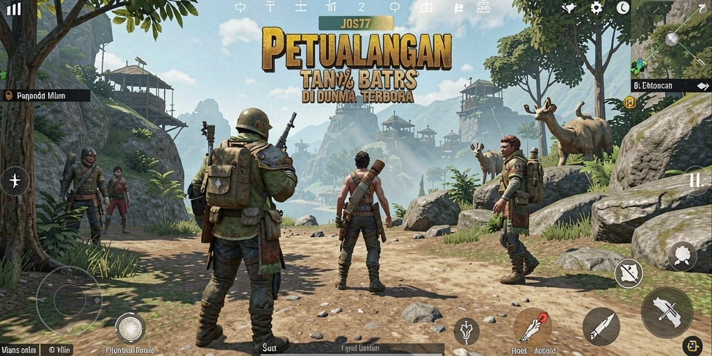 Tampilan gameplay mendebarkan dalam dunia terbuka JOS77.