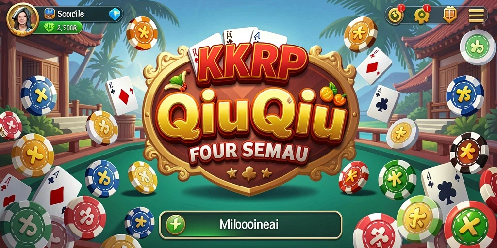 Screenshot KKRP menunjukkan serunya bermain QiuQiu.
