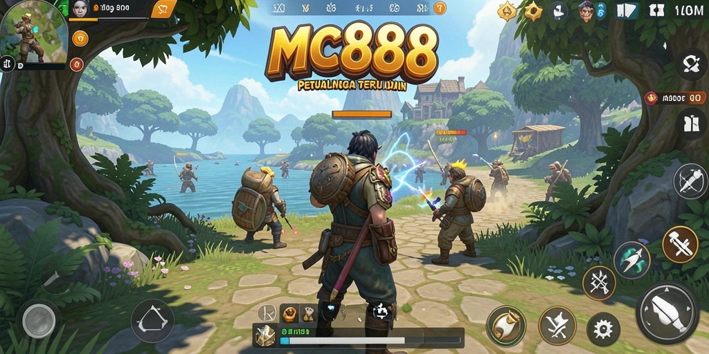 Tampilan gameplay Open World yang seru dan interaktif dari MC888.