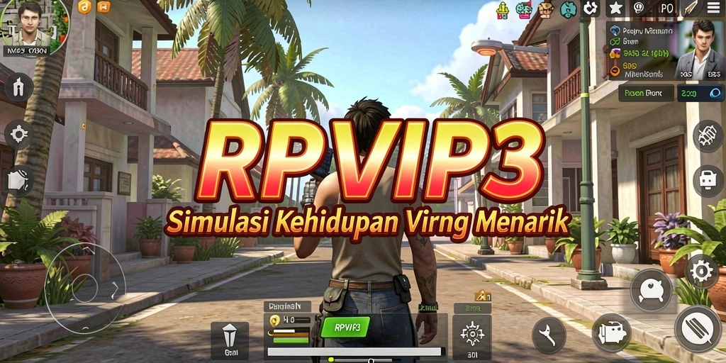 Tampilan gameplay RPVIP3 yang dinamis dan interaktif.