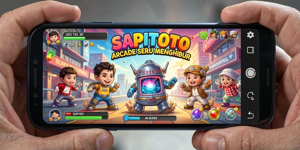 Tampilan gameplay SAPITOTO yang seru dan penuh tantangan.