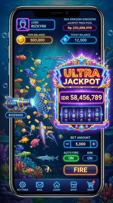 Tampilan antarmuka bos5000 yang menarik dan simpel.